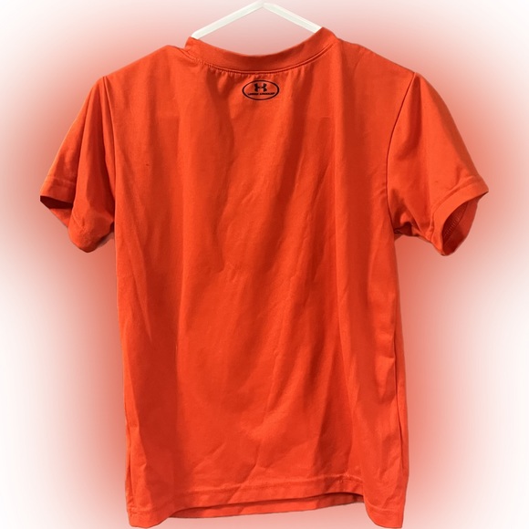 Under Armour Heat Gear Orange T-Shirt, size 6 - Picture 2 of 3